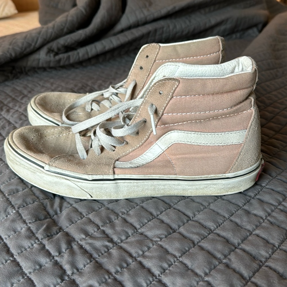 Pink vans men 8 women 9.5
